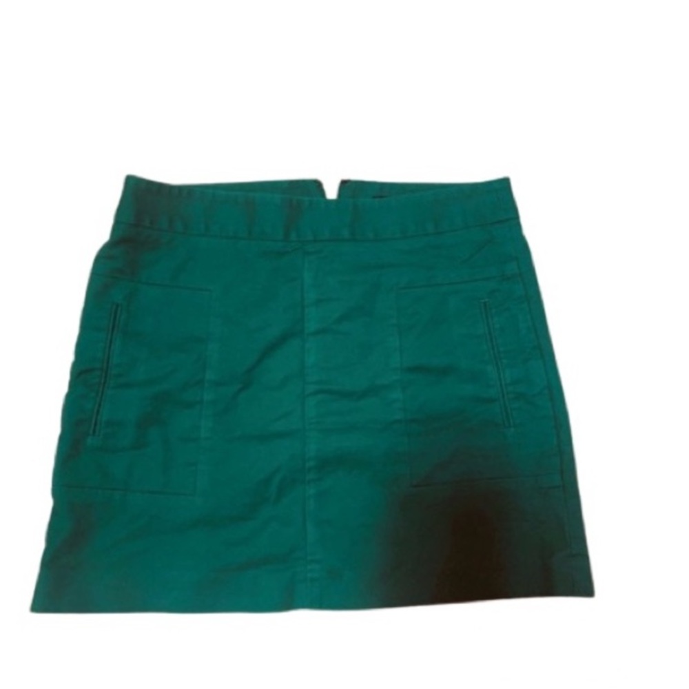 GAP Teal Green Front-Pocket Mini Skirt